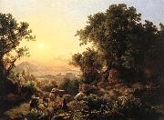 Karoly Marko the Elder Diana at the Hunt oil painting